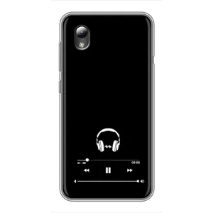 Чохол з картинками на чорному фоні для ZTE Blade L8 (Плеєр)