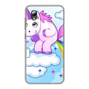 Чехол Unicorn на ZTE Blade L8 (Радуга единорожка)