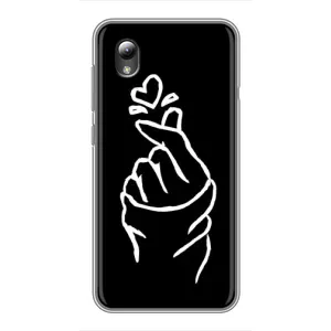 Чохол (Знак сердечка) для ZTE Blade L8 (Сердечко на чорному)