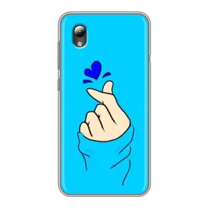 Чохол (Знак сердечка) для ZTE Blade L8 (Сердечко на синоьому)