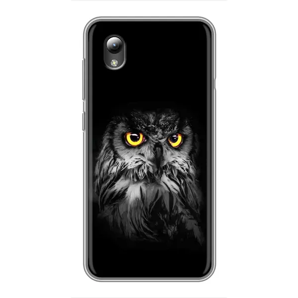Чехол с рисунком «Сова на чёрном» для ZTE Blade L8 Чехол с рисунком «Сова на чёрном» для ZTE Blade L8