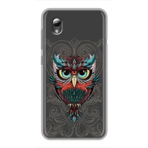 Чохли з принтом СОВИ для ZTE Blade L8 (Сова на сірому)