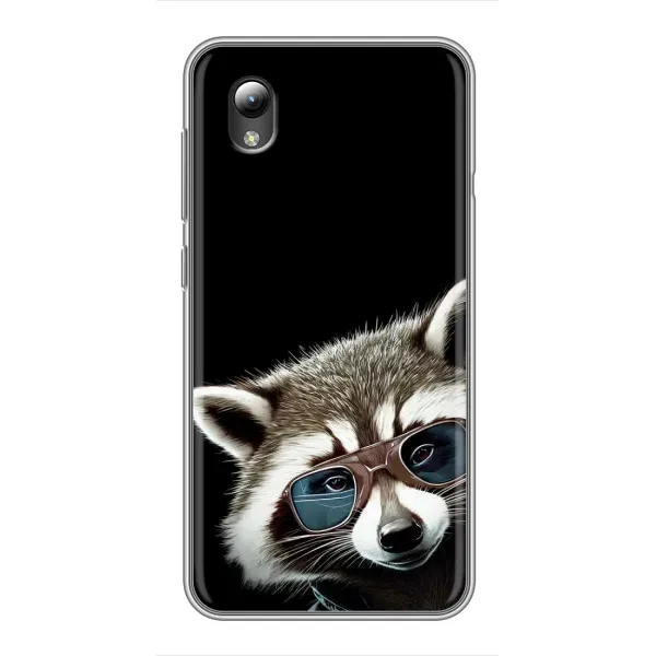 Чехол с рисунком «Стильный Енот» для ZTE Blade L8 Чехол с рисунком «Стильный Енот» для ZTE Blade L8