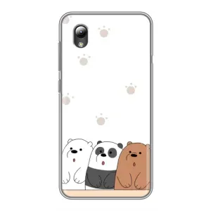 Чехлы с изображением разных животных для ZTE Blade L8 (Удивленные медвеженки)