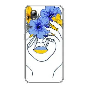 Чехол на ZTE Blade L8 Украинский дизайн (Украинка на всю голову)