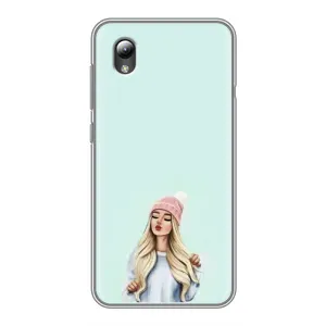 Силіконовый Чохол на ZTE Blade L8 з картинкой Модных девушек (В шапці)