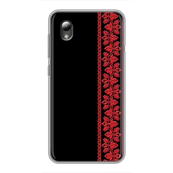Чехол с рисунком «Вышиванка на черном» для ZTE Blade L8 Чехол с рисунком «Вышиванка на черном» для ZTE Blade L8