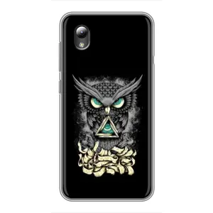 Чохли з принтом СОВИ для ZTE Blade L8 (Зелені очі)