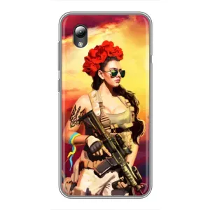 ЗСУ Чехлы (TPU) для ZTE Blade L8 (Женщина солдат)