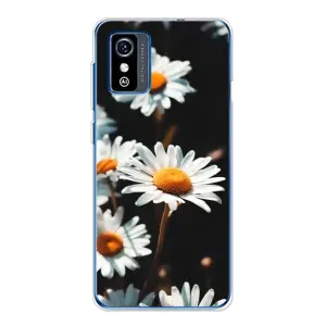 Чехол с ромашками на ZTE Blade L9 (Белые ромашки)