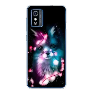 Чехол с Лисичкой для ZTE Blade L9 (Черная Лиса)