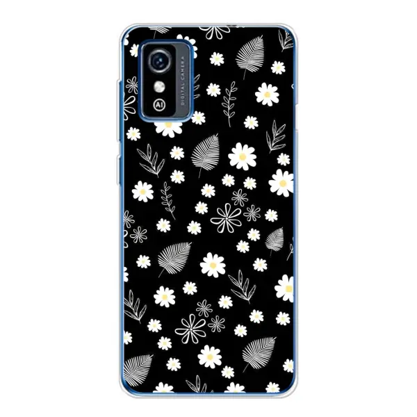 Чехол с рисунком «цветение на чорном» для ZTE Blade L9 Чехол с рисунком «цветение на чорном» для ZTE Blade L9