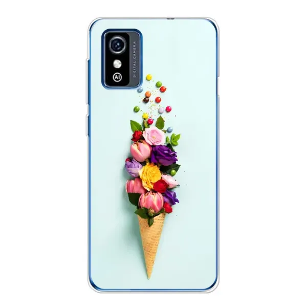 Чехол с рисунком «Цветок-мороженное» для ZTE Blade L9 Чехол с рисунком «Цветок-мороженное» для ZTE Blade L9