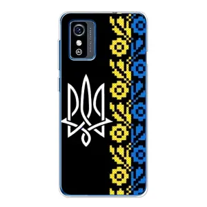 Силіконовый Чохол на ZTE Blade L9 (Герб и вишиванка)