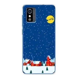 Силіконовий бампер на різдво для ZTE Blade L9 (Місто в снігу)