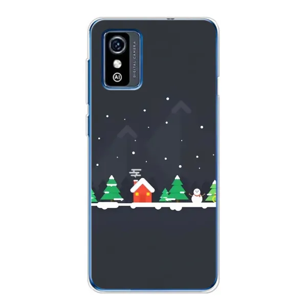 Чехол с рисунком «Город зимний» для ZTE Blade L9 Чехол с рисунком «Город зимний» для ZTE Blade L9