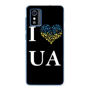 Силиконовый Чехол на ZTE Blade L9 (Я-Украина) (I Love UA)
