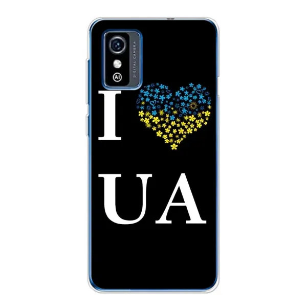 Чехол с рисунком «I Love UA» для ZTE Blade L9 Чехол с рисунком «I Love UA» для ZTE Blade L9