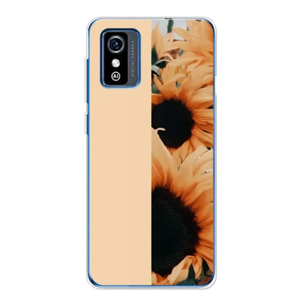 Чехол с рисунком «Красивые подсолнухи» для ZTE Blade L9