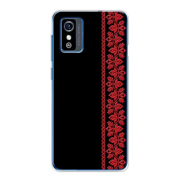 Чехол с рисунком «Красная Вышиванка» для ZTE Blade L9 Чехол с рисунком «Красная Вышиванка» для ZTE Blade L9