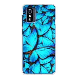 Силиконовый бампер с картинкой животных для ZTE Blade L9 (Крылья бабочек)