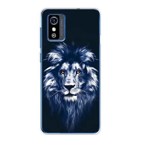 Чехол с рисунком «Лев - синий» для ZTE Blade L9 Чехол с рисунком «Лев - синий» для ZTE Blade L9