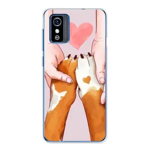 Чехол (ТПУ) Милые собачки для ZTE Blade L9 (Любовь к собакам)
