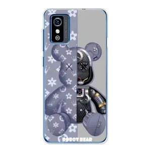 Силиконовый чехол для ZTE Blade L9 (Медведь Louis Vuitton)