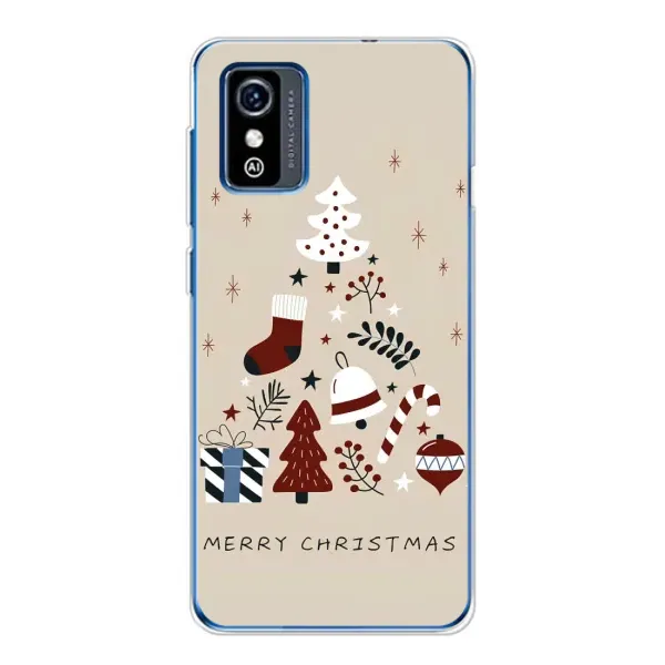Чехол с рисунком «Merry Christmas» для ZTE Blade L9 Чехол с рисунком «Merry Christmas» для ZTE Blade L9