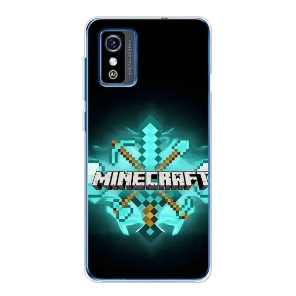 Чехол с рисунком «MineCraft 2» для ZTE Blade L9