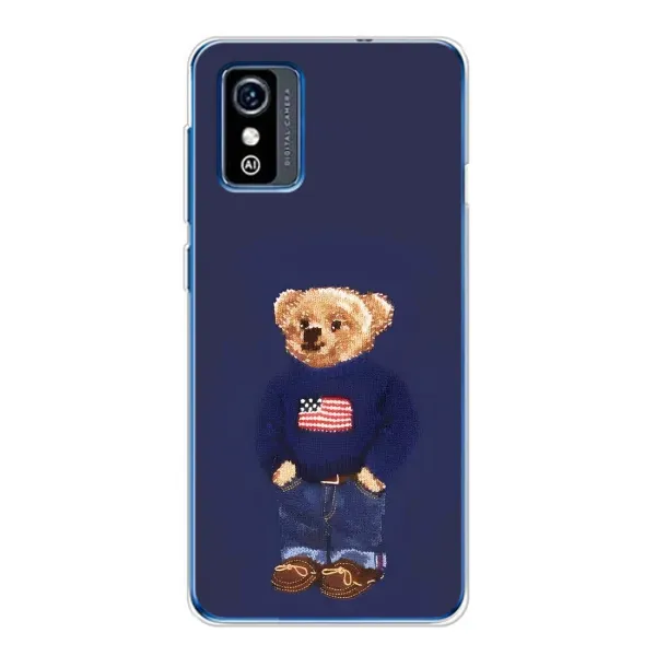 Чехол с рисунком «Мишка USA» для ZTE Blade L9