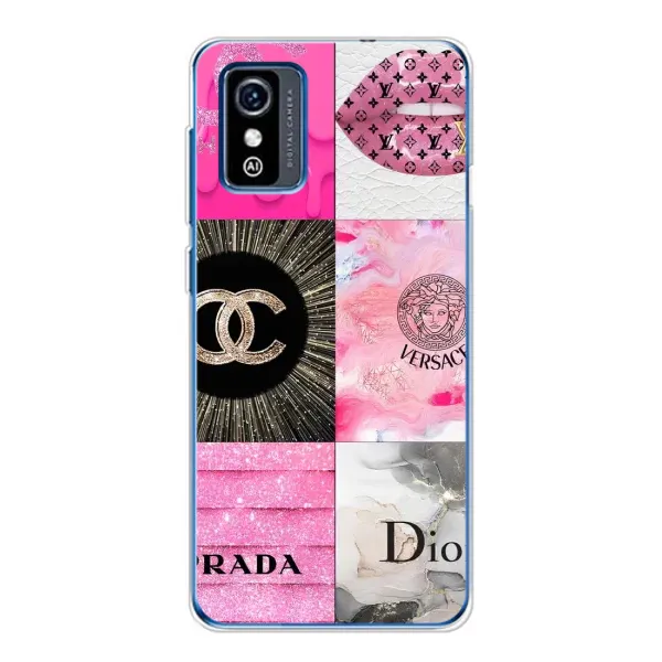 Чехол с рисунком «Модница» для ZTE Blade L9