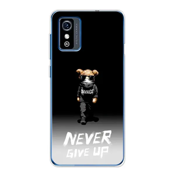 Чехол с рисунком «Never» для ZTE Blade L9