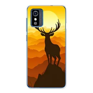Чехлы с изображением разных животных для ZTE Blade L9 (Силуэт Оленя)