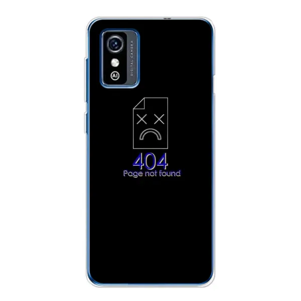 Чехол с рисунком «Ошибка 404» для ZTE Blade L9 Чехол с рисунком «Ошибка 404» для ZTE Blade L9