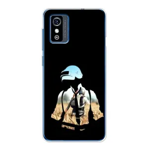 Силиконовый чехол с картинкой "Герой Pubg" на ZTE Blade L9 (Пубг мен)