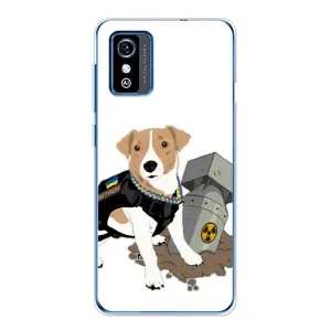 Чехол с принтом Собаки Патрон для ZTE Blade L9 (Пёс Патрон с ракетой)