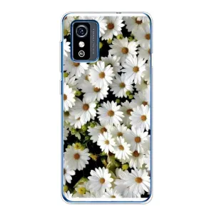 Чехол с ромашками на ZTE Blade L9 (Рамка в ромашках)