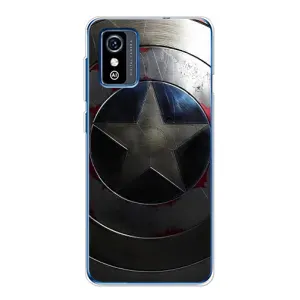 Чехол с Щитом Капитана Америки на ZTE Blade L9 (Ретро Щит Капитана)