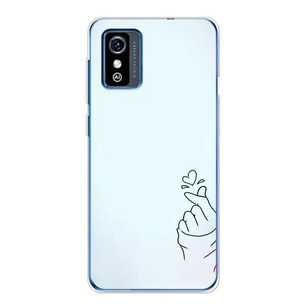 Чехол с рисунком «Сердце на голубом» для ZTE Blade L9 Чехол с рисунком «Сердце на голубом» для ZTE Blade L9
