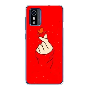 Чохол (Знак сердечка) для ZTE Blade L9 (Сердечко на червоному)