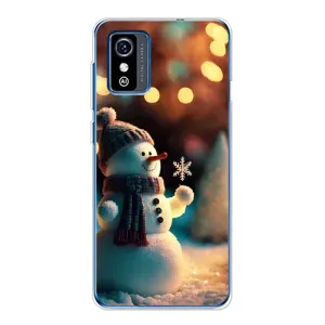Чехлы на Новый Год ZTE Blade L9 (Снеговик праздничный)