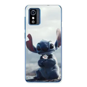Чехол с рисунком «Стич с цветочком» для ZTE Blade L9
