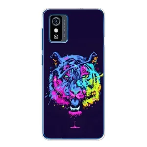 Силиконовый бампер с картинкой животных для ZTE Blade L9 (Тигр-Арт)