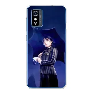 Чохол з картинкою Венсдей на ZTE Blade L9 (Венсдей з парасолькою)