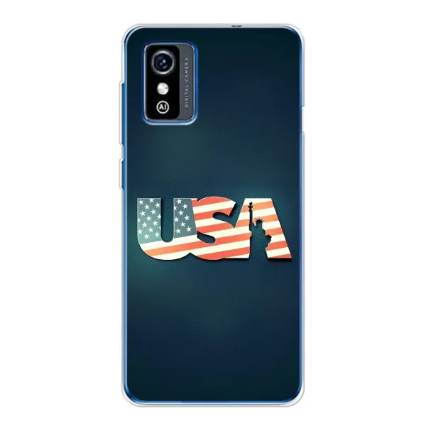 Чехол с рисунком «USA» для ZTE Blade L9 Чехол с рисунком «USA» для ZTE Blade L9