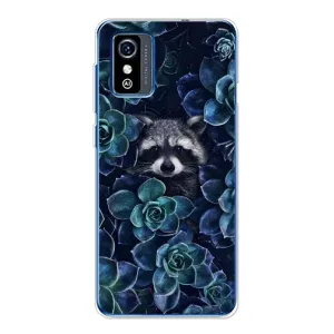 Силиконовый Чехол с Енотами на ZTE Blade L9 (В цветах)