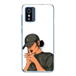 Силіконовый Чохол на ZTE Blade L9 з картинкой Модных девушек (У зеленому)