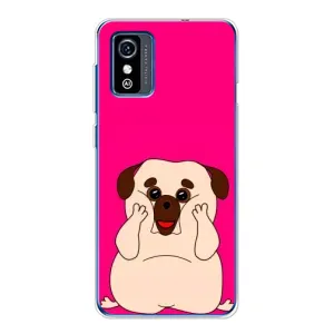 Чехол (ТПУ) Милые собачки для ZTE Blade L9 (Веселый Мопсик)