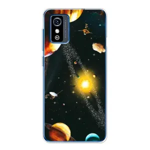 Чохол (ТПУ) з планетами на ZTE Blade L9 (Вид з космосу)